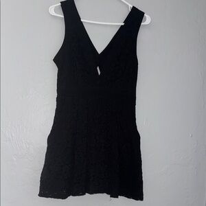 Free People Black Fit and Flare Mini Dress 104